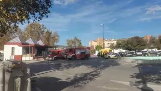 Incendio en uno de los puntos de refugio de temporeros en Lucena
