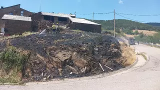 Extingit un incendi al camí dels Horts de Sant Andreu de Castellbò