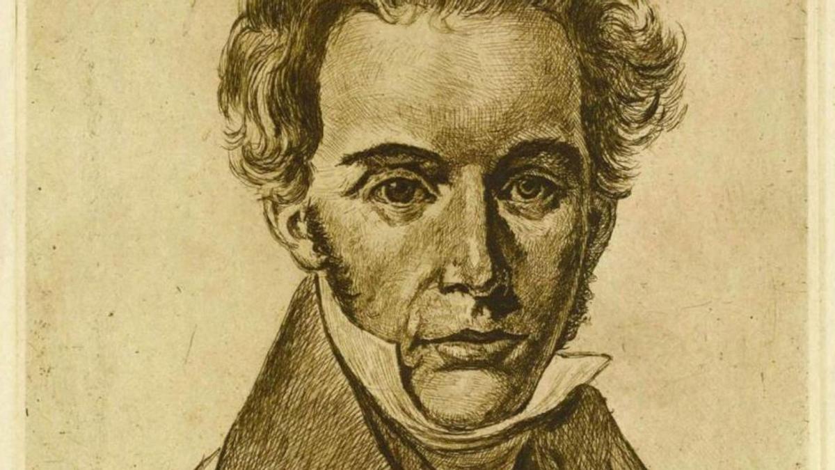 Un retrato de Kierkegaard.