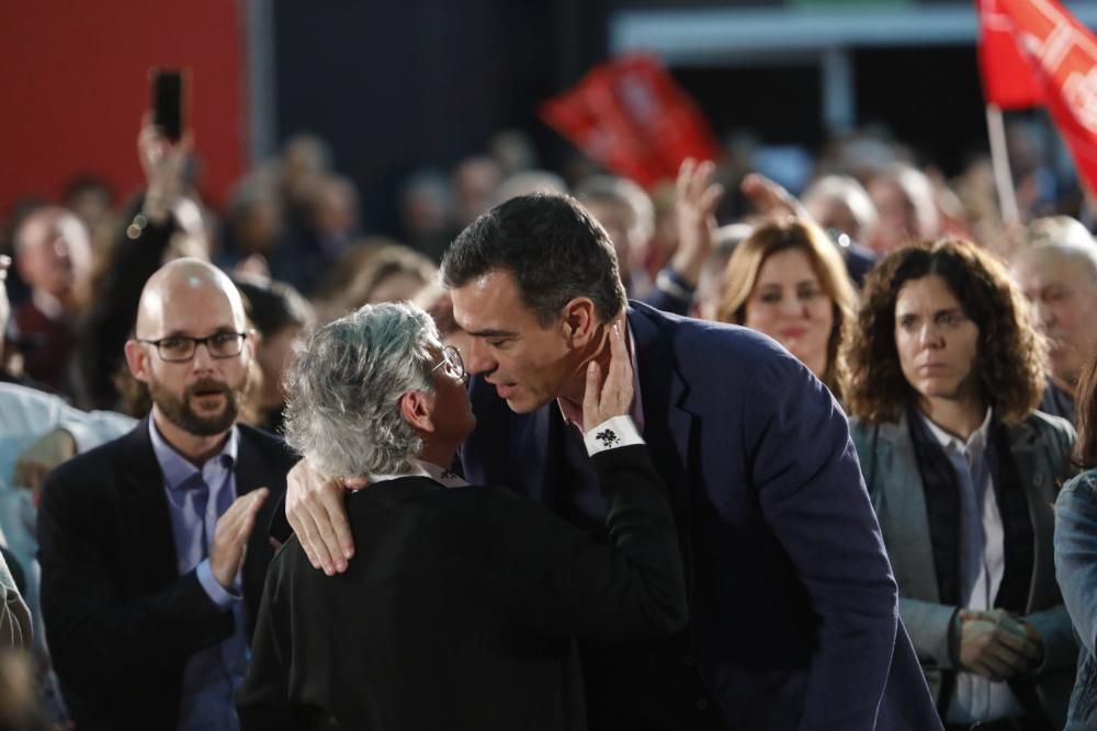 Mitin de Pedro Sánchez en Gijón