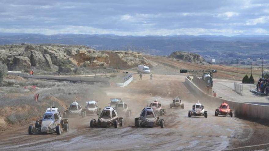 El Circuito de Navarra acoge la cuarta prueba del Campeonato de Aragón de Autocross