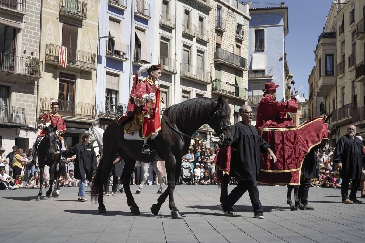 La imatgeria ha generat una gran expectació durant el diumenge de Festa Major de Manresa