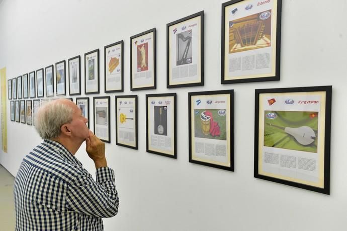 23-07-2019 LAS PALMAS DE GRAN CANARIA. Inauguración exposición del Festival de Folclore de Ingenio, en el Rectorado de la ULPGC  | 23/07/2019 | Fotógrafo: Andrés Cruz