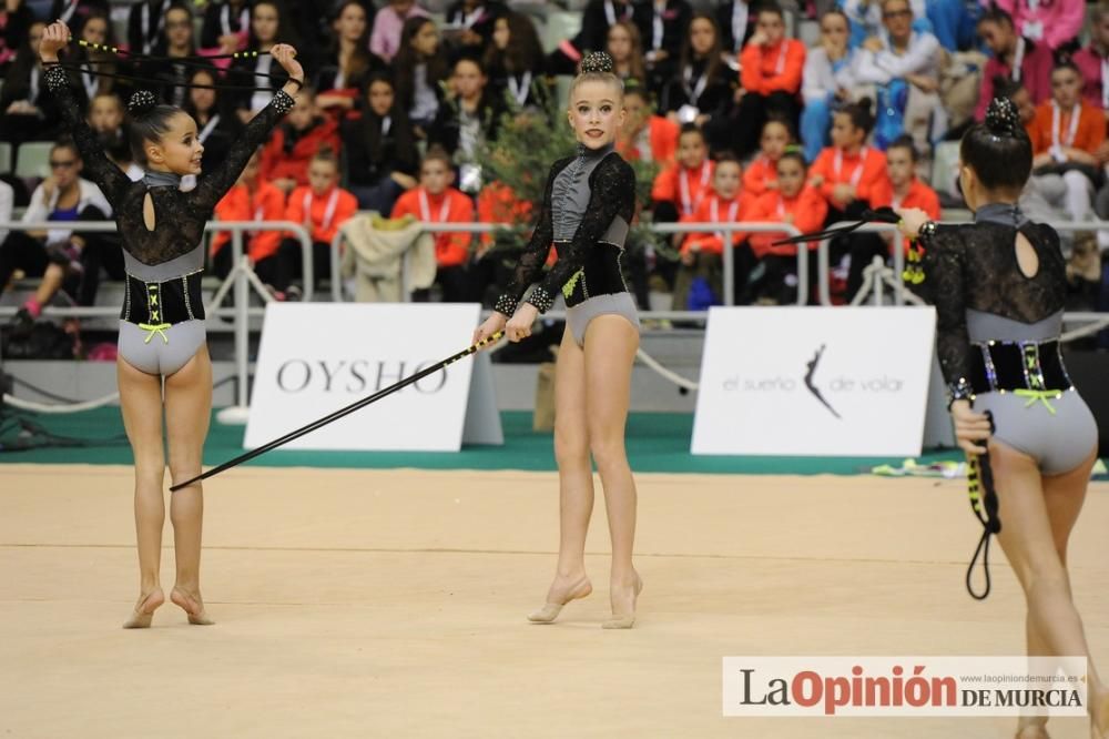 El Campeonato de España arranca en el Palacio de los Deportes con el Rítmica Pozuelo, Ruth Ritmo, Calpe, Praxis y Mabel como líderes