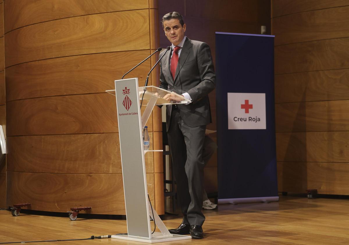 El director general de Industria, Julio Delgado, durante su intervención en el foro.