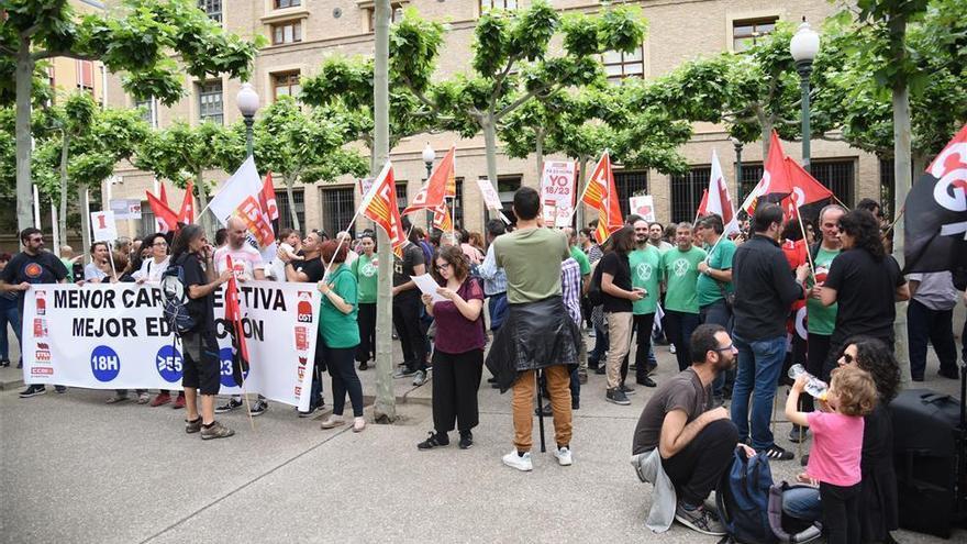 Escaso seguimiento de la huelga de profesores