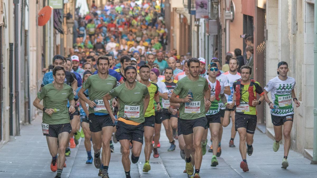 La sortida de la cursa a Palafrugell