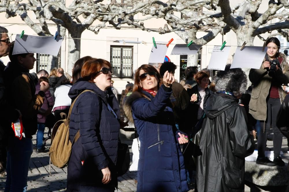 Iniciativa "Secado" en la plaza de Viriato