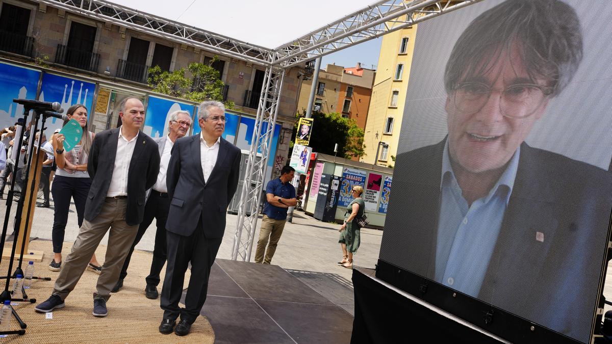 Acto electoral de JxCat en Barcelona