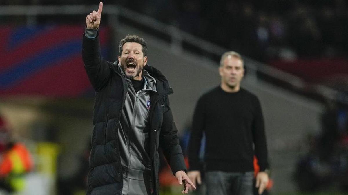 Diego Pablo Simeone y Hansi Flick.
