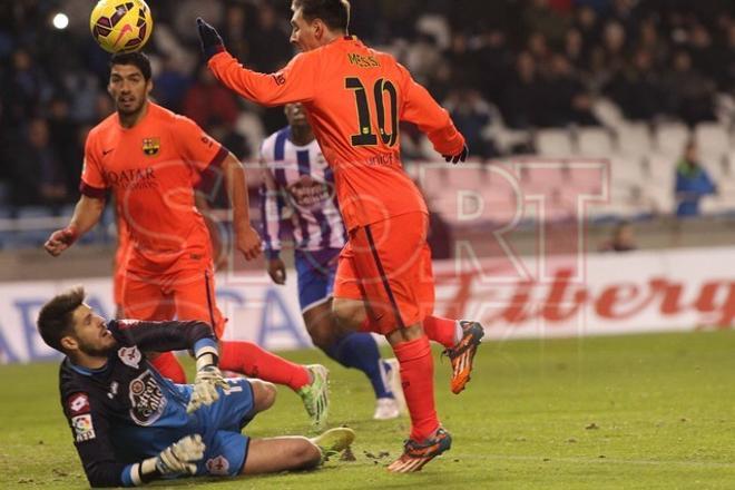 Las imágenes del Depor-Barça