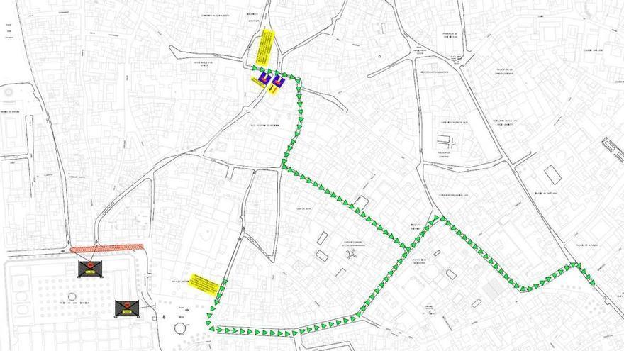 Corte total al tráfico en la calle Alemanes de Sevilla por obras de mejora eléctrica