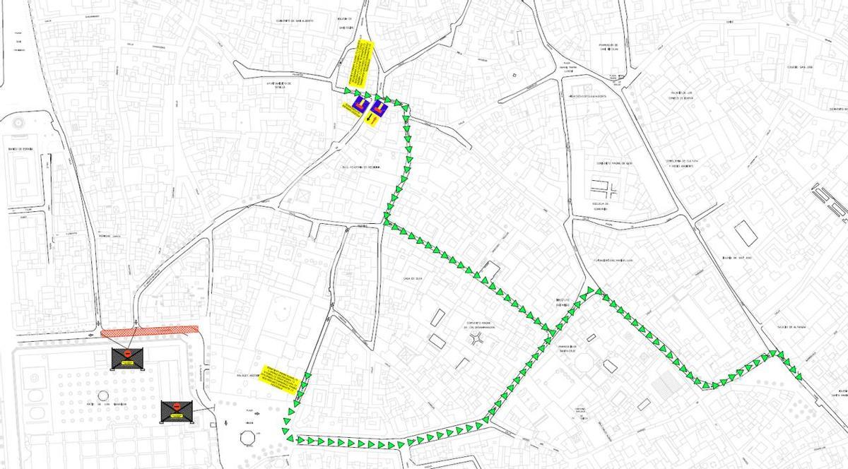 Obras de Endesa en la calle Alemanes