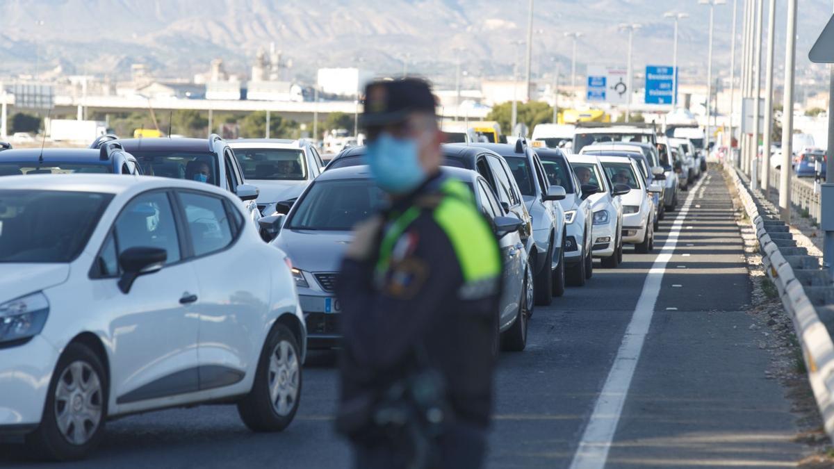 Controles en Alicante.