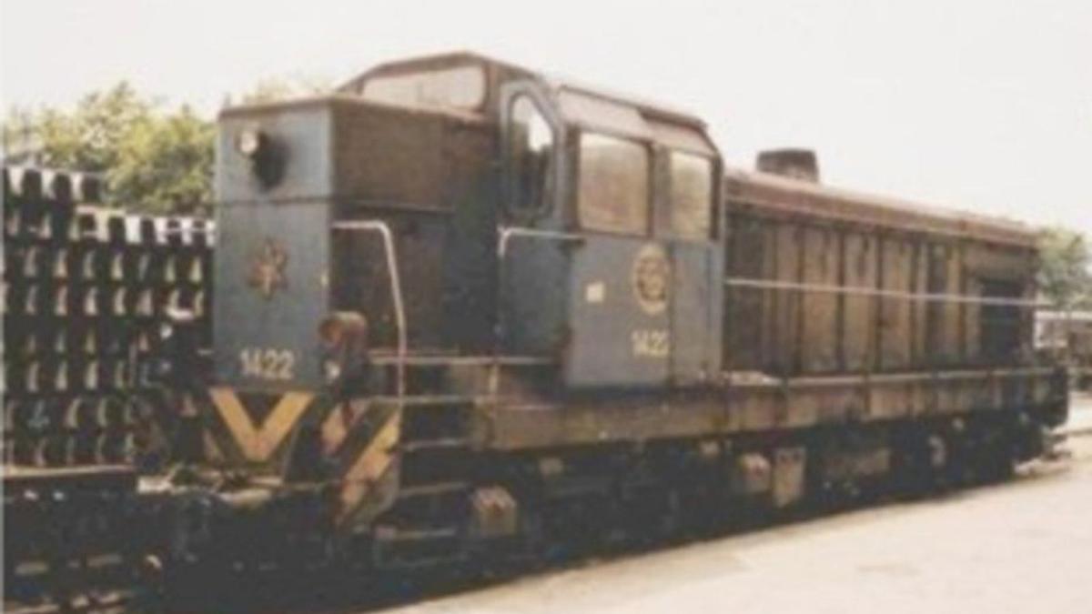 Locomotora Alstom, que también prestó servicio en la línea. | J. E. F. Lobo