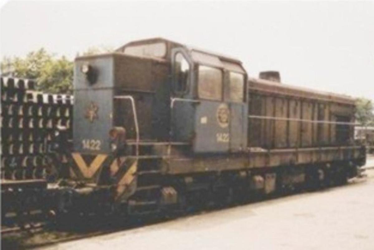 Locomotora Alstom, que también prestó servicio en la línea. | J. E. F. Lobo