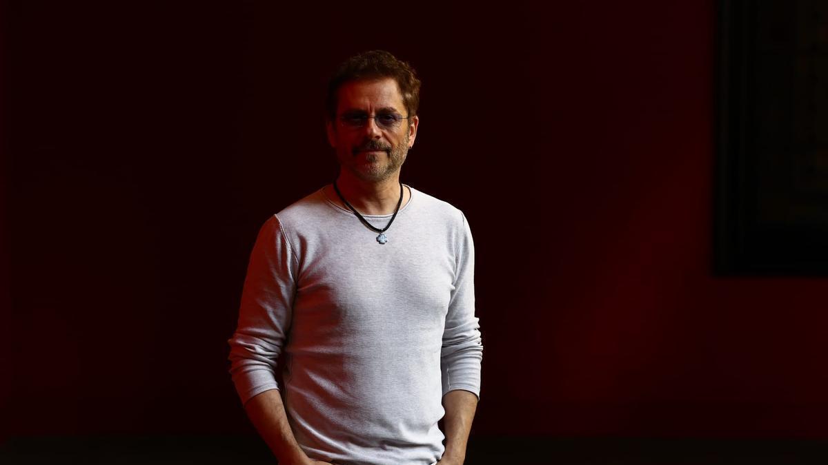 Juanma Bajo Ulloa, este martes, en el Paraninfo de la Universidad de Zaragoza.