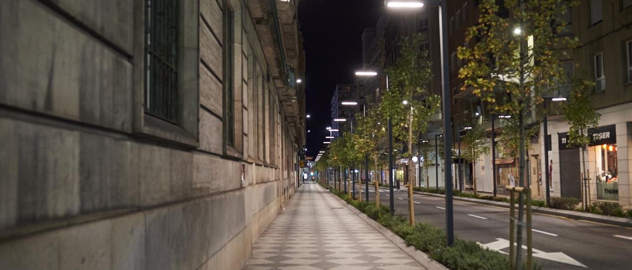 Calles vacías por el toque de queda