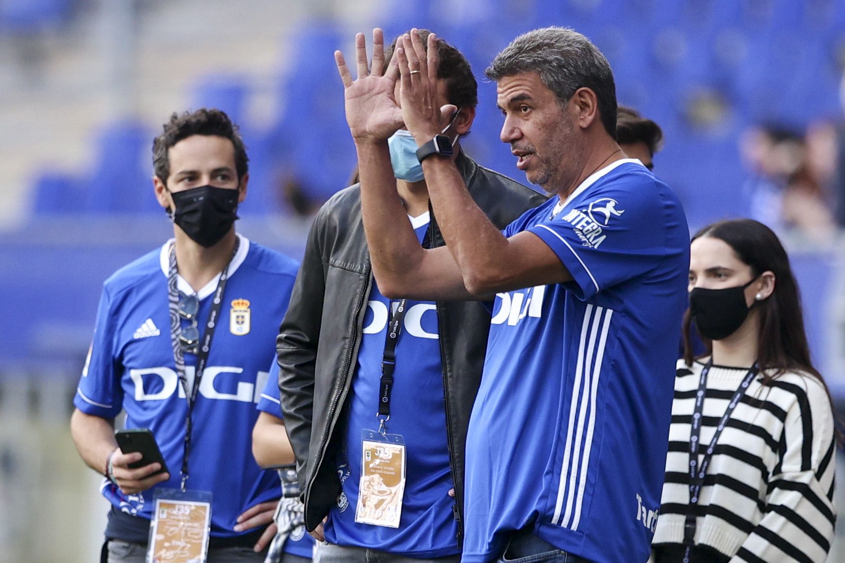 Los mejores momentos del Real Oviedo - Leganés, que ha contado con la presencia de Arturo Elías en el césped