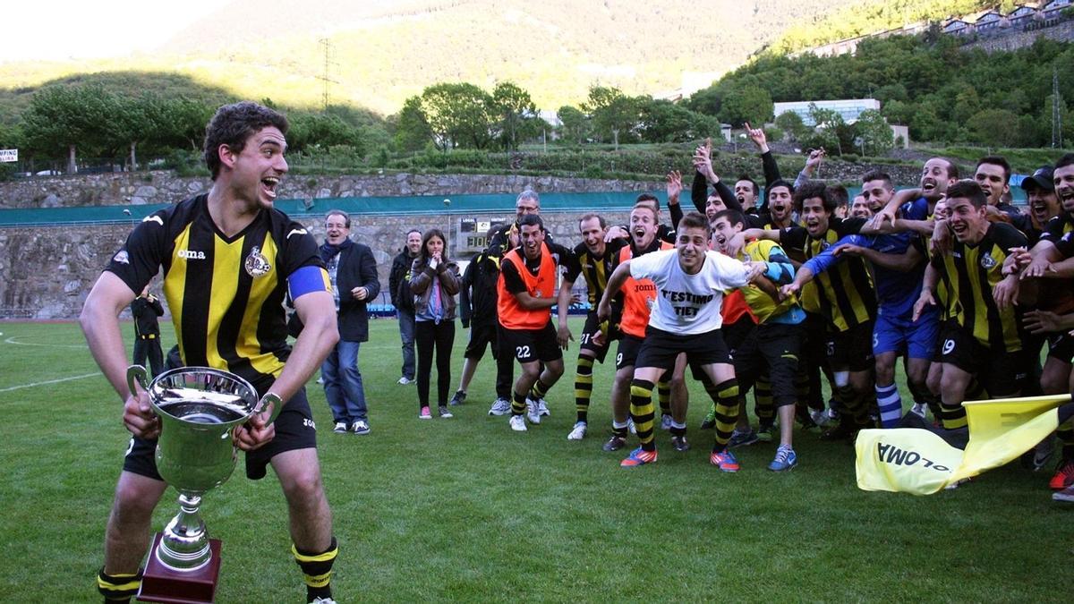 La UE Santa Coloma, campeó de la Liga de Andorra