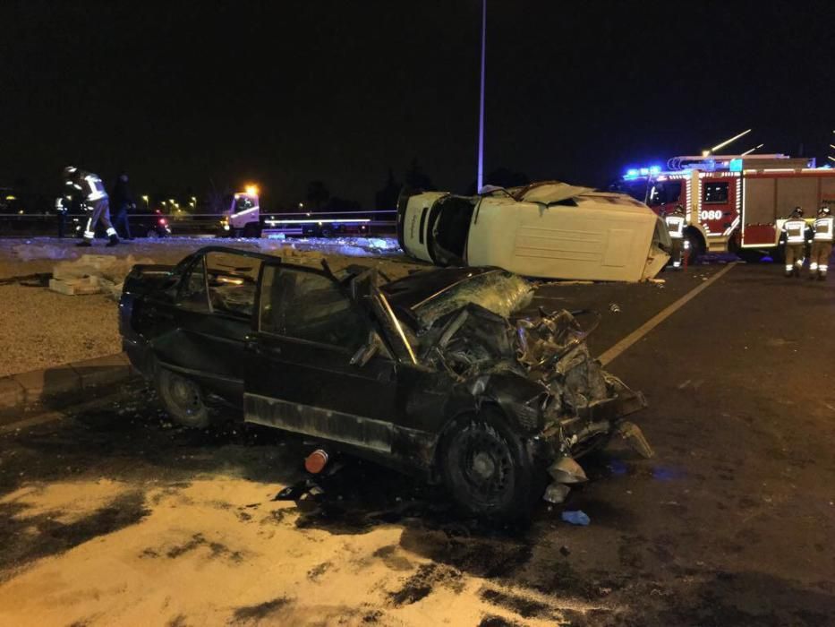 Dos muertos esta madrugada en un accidente con un coche robado en Murcia