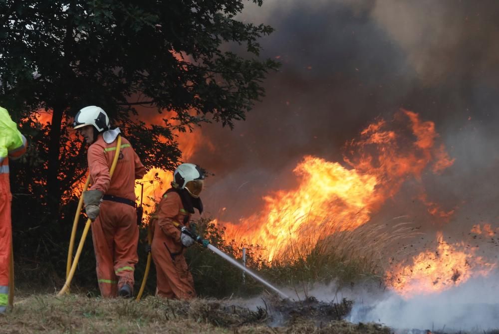 Incendio en La Belga