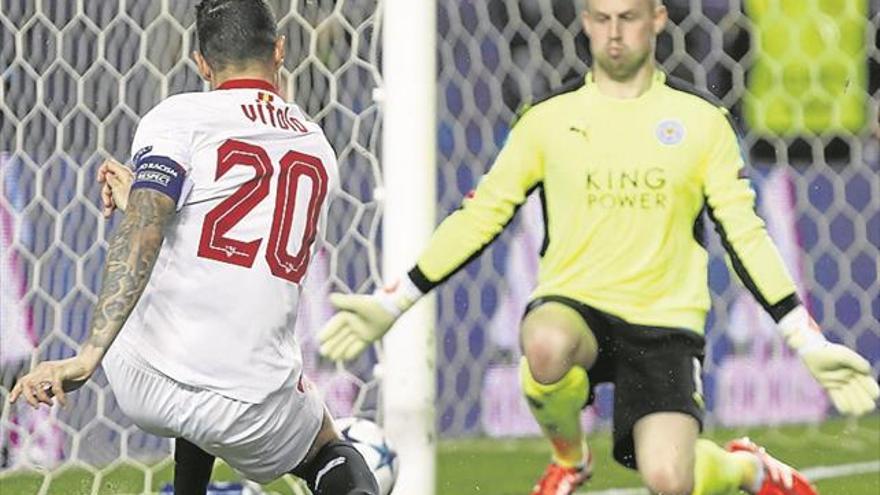 El Sevilla gana pero deja la eliminatoria abierta para la vuelta