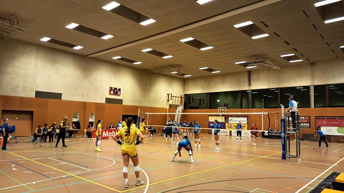 Dieciseisavos de final de la CEV Challenge Cup 2026 entre el Cheseaux suizo y el CV Emalsa Gran Canaria.