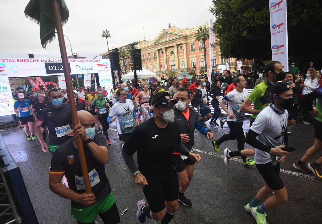 Así fue la salida de la maratón y la media maratón de Murcia (II)