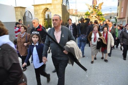 Regreso del Santo Cristo hasta su ermita desde San Jose? Obrero en Cieza