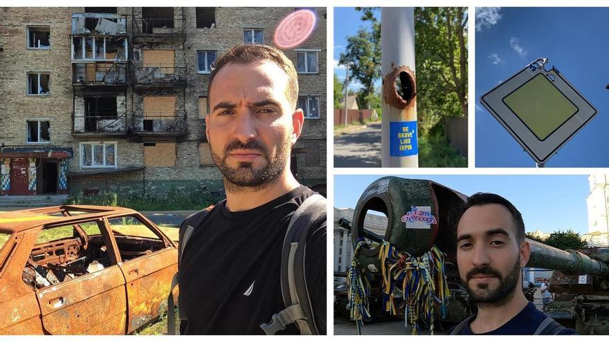Turismo en Ucrania: Un profesor de Castellón pasa sus vacaciones en un país en guerra