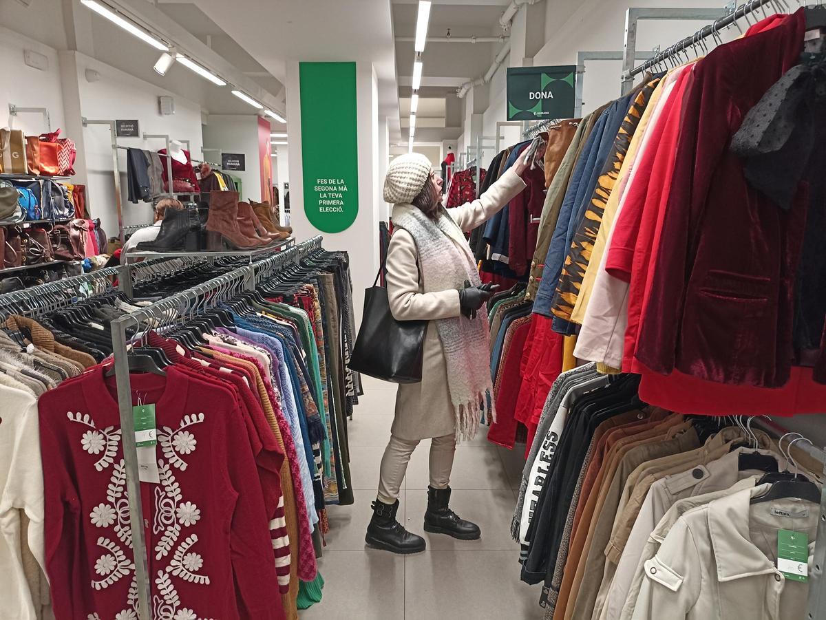 Interior de la nueva tienda de Humana en Barcelona, en calle Avinyó, número 7 bis,.