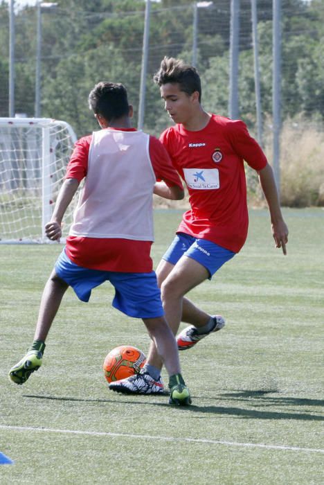 Jordi Guerrero al campus del Girona FC