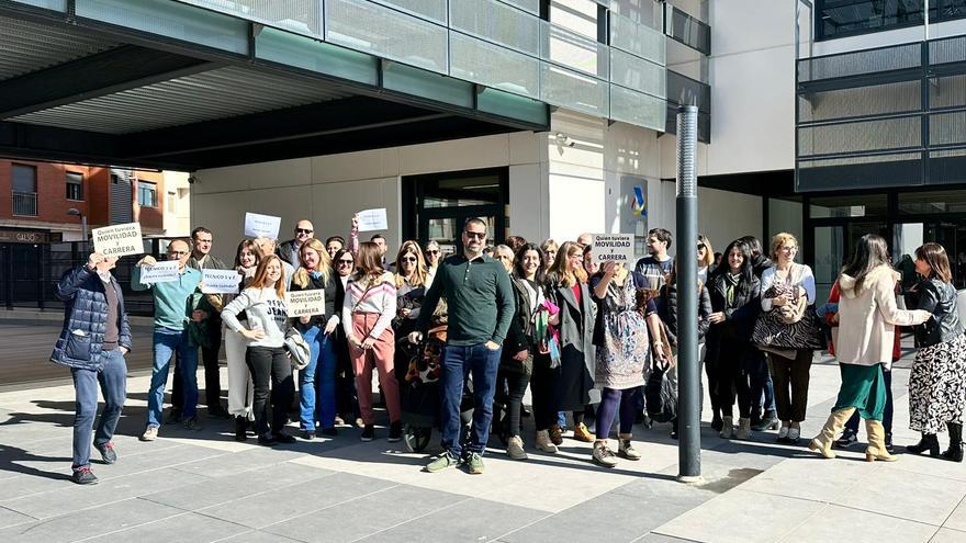 Protesta de los técnicos de Hacienda