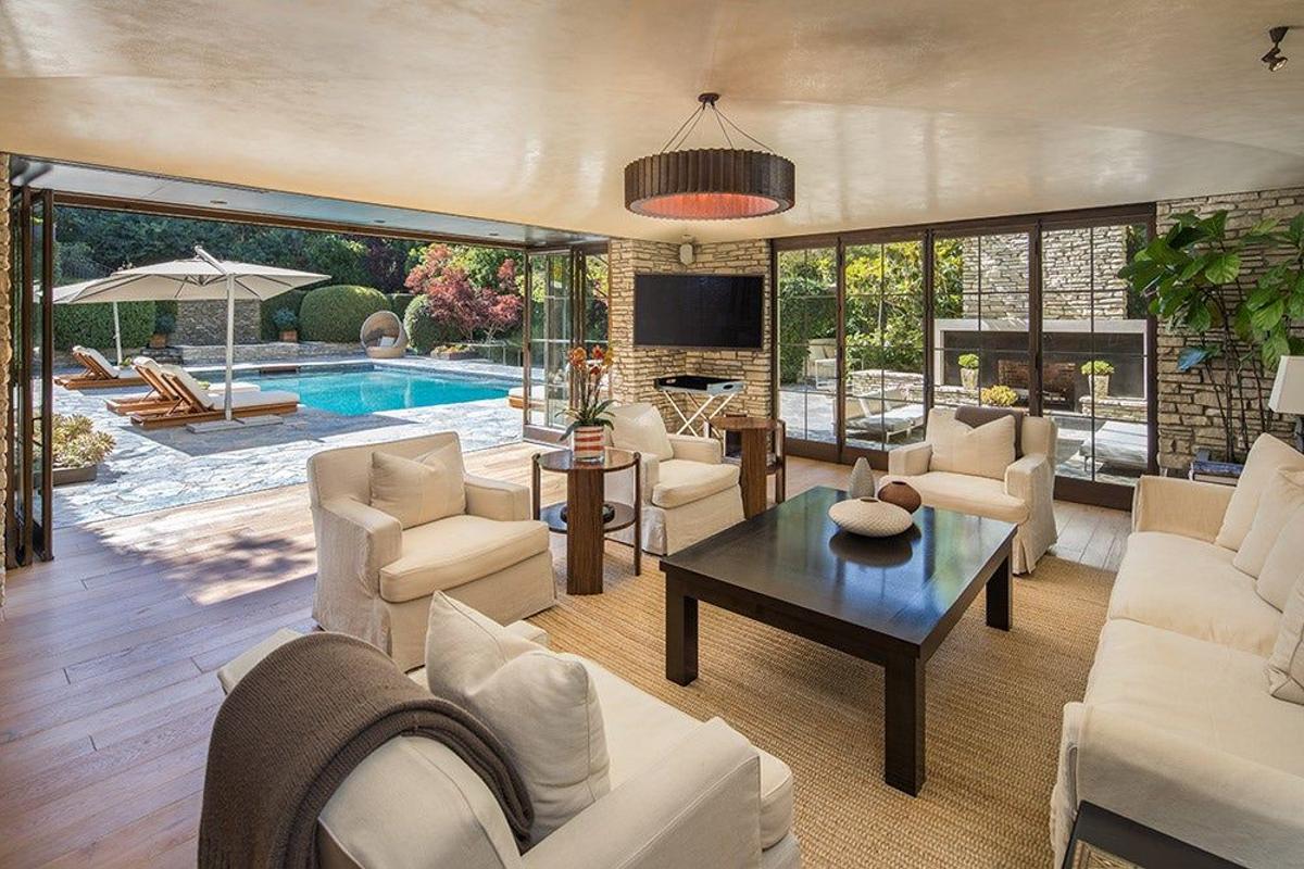 Vistas desde el 'chill out' de la casa de Brad Pitt y Jennifer Aniston