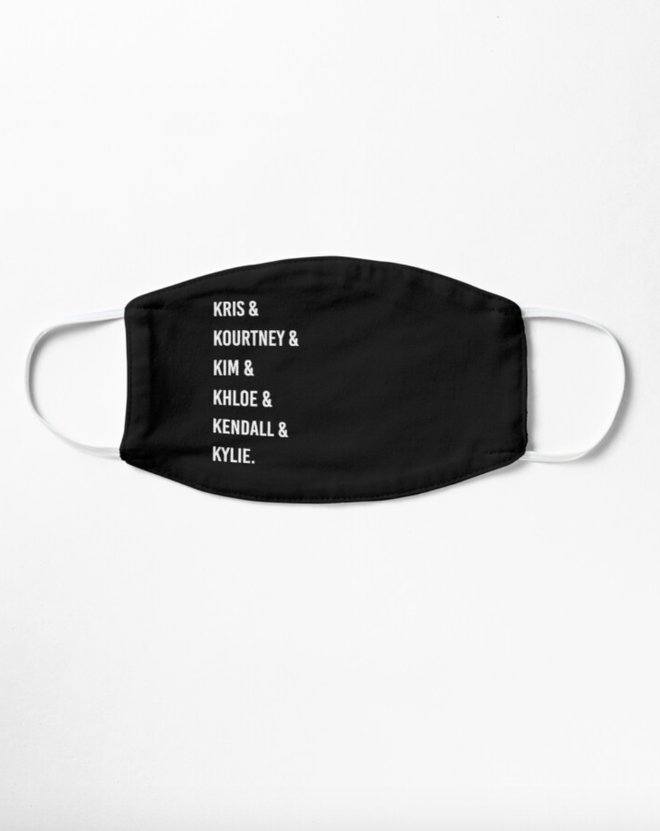 Keeping el virus a raya con las mascarillas Kardashian