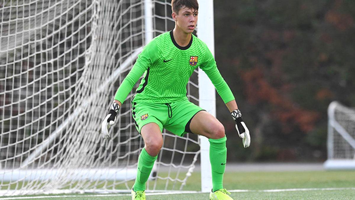 Así para Diego Kochen, portero del cadete A del Barça