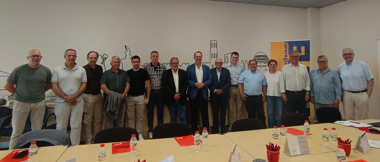 La reunió del Cercle Euram amb Joan Armangué.