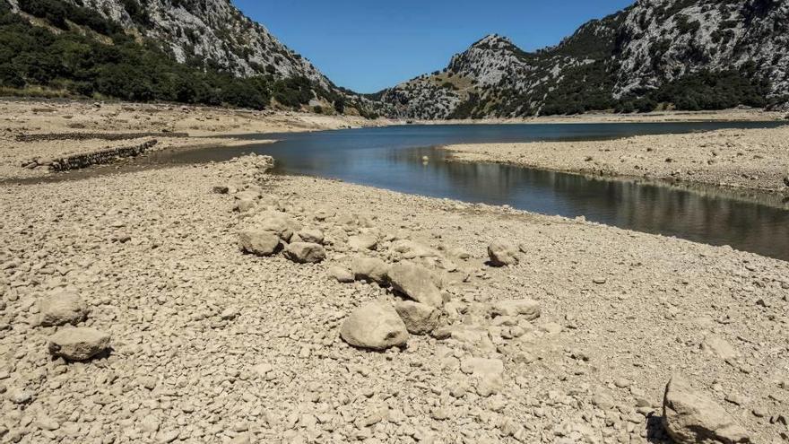 El embalse del Gorg Blau está en mínimos de su capacidad.