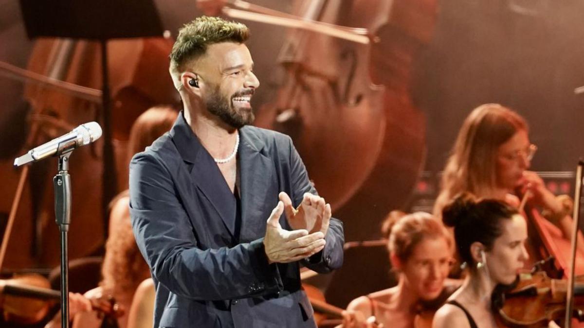 Ricky Martin, anoche en la Cantera de Nagüeles, la sede del Starlite Festival