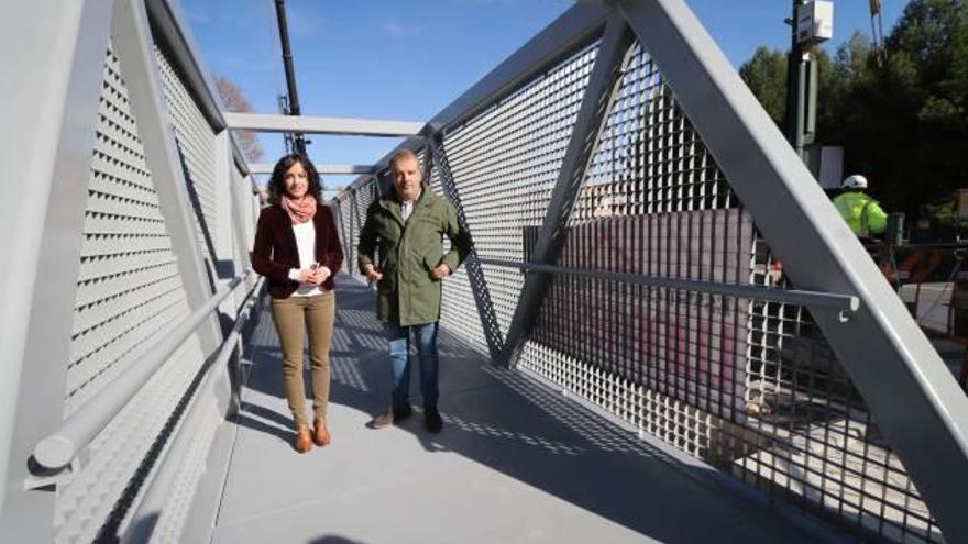 La pasarela peatonal entre Alcoy y Cocentaina ha sido uno de los proyectos ejecutados.