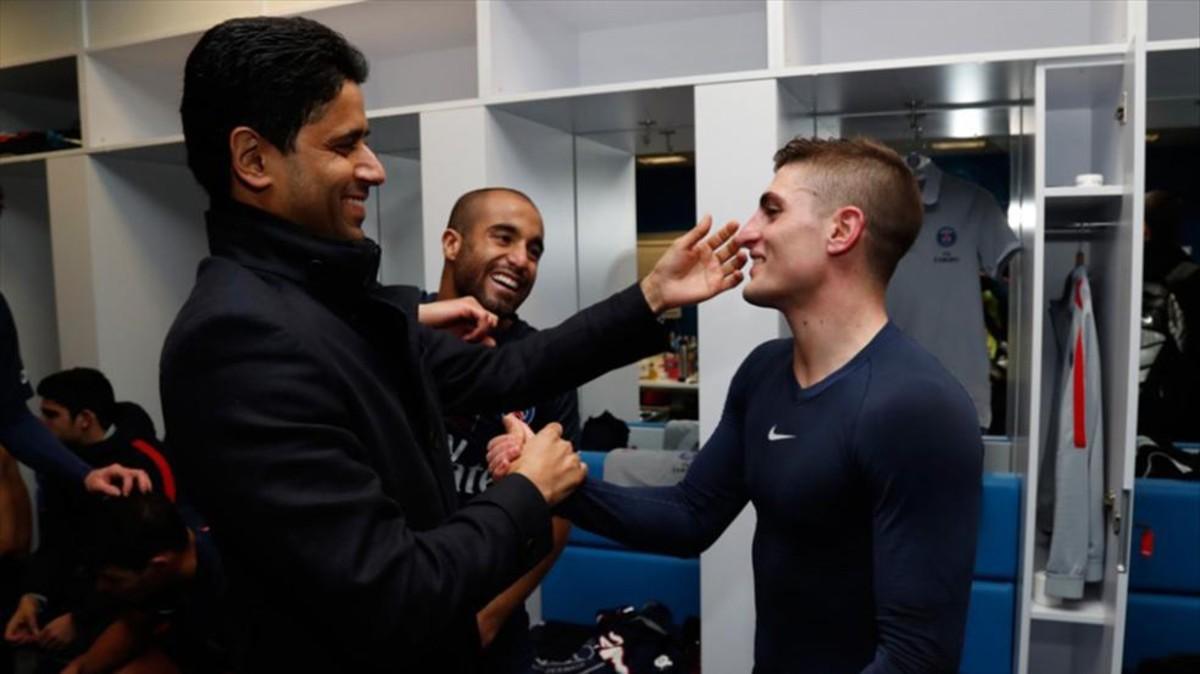 Verratti, con Nasser