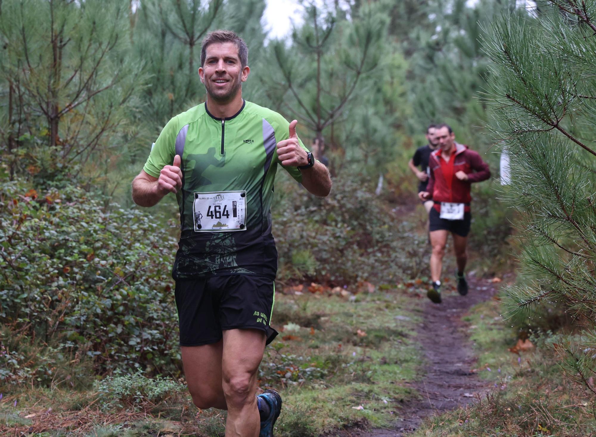 Correr contra viento, lluvia y montaña en A Groba