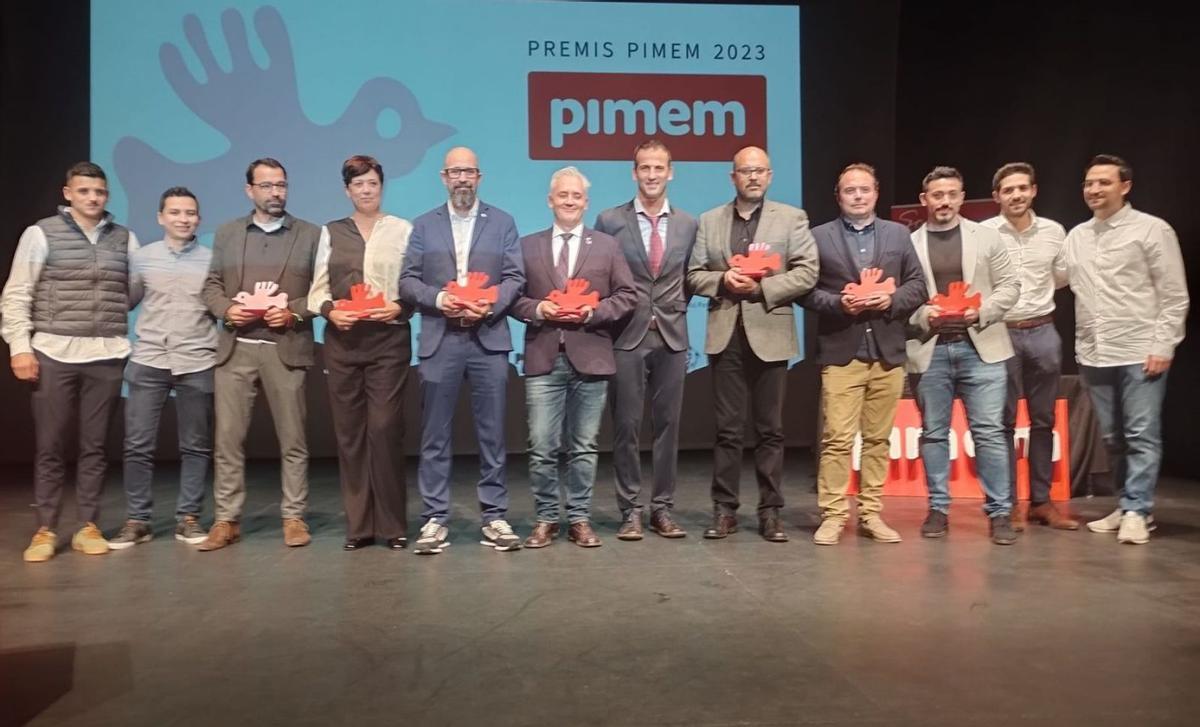 El presidente de Pimem, Jordi Mora, ayer durante el acto.