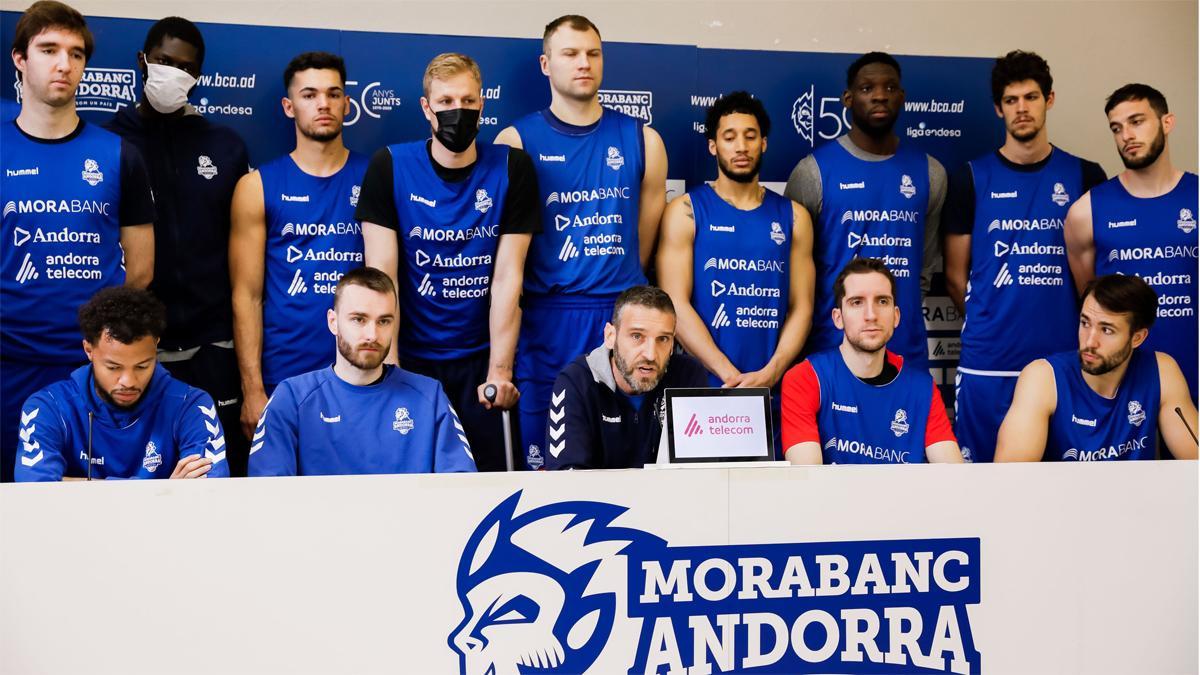 El Andorra en pleno se quejó del calendario de partidos que le ha impuesto la ACB
