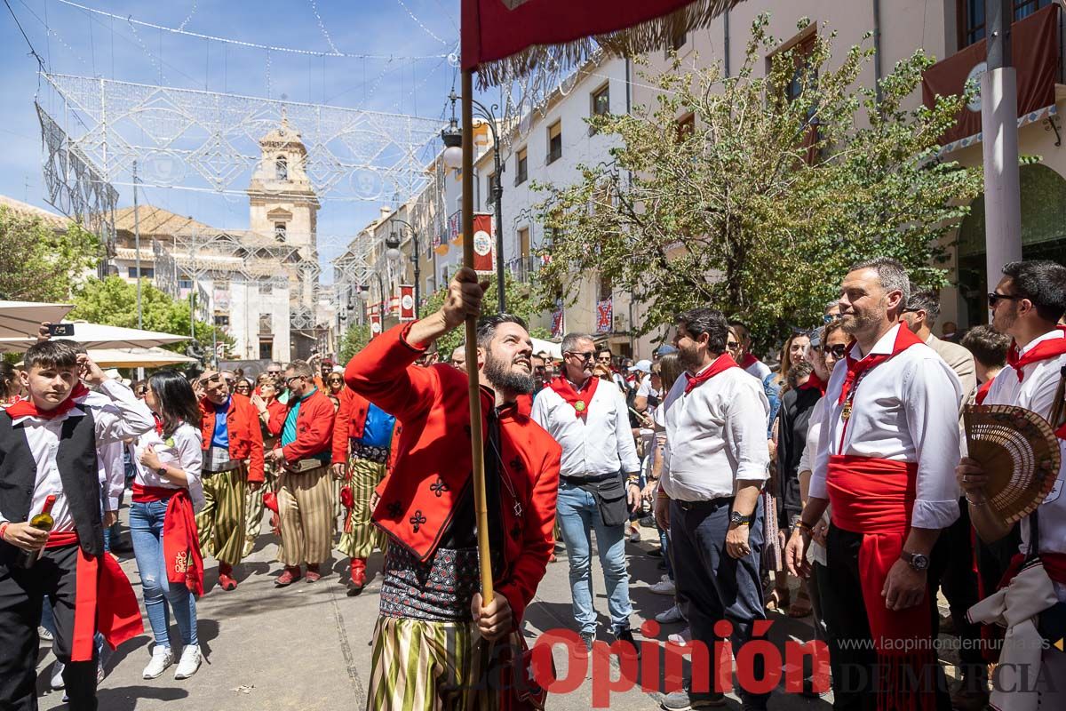 Moros y Cristianos en la mañana del dos de mayo en Caravaca