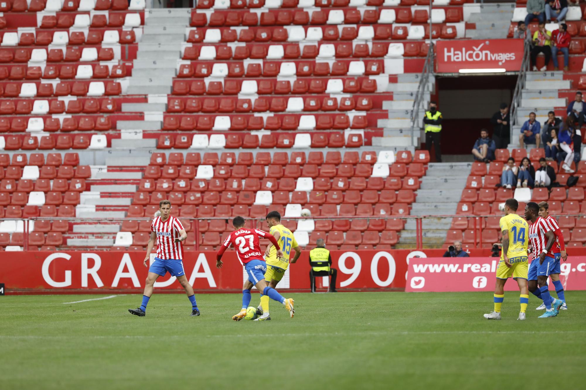 El partido del Sporting ante Las Palmas, en imágenes