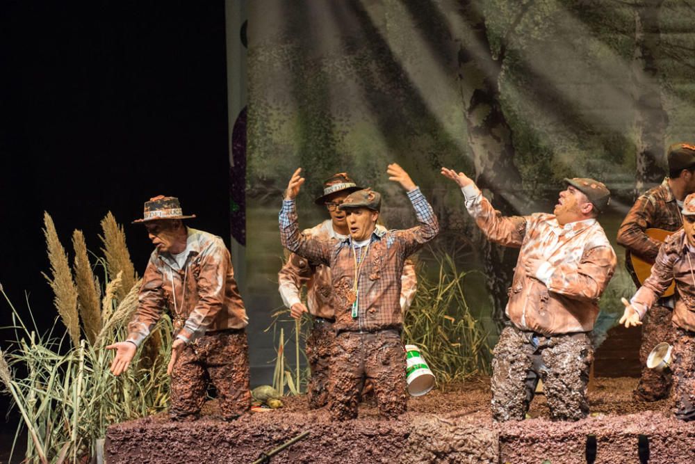 La murga malagueña 'Los secos del Rocío'.