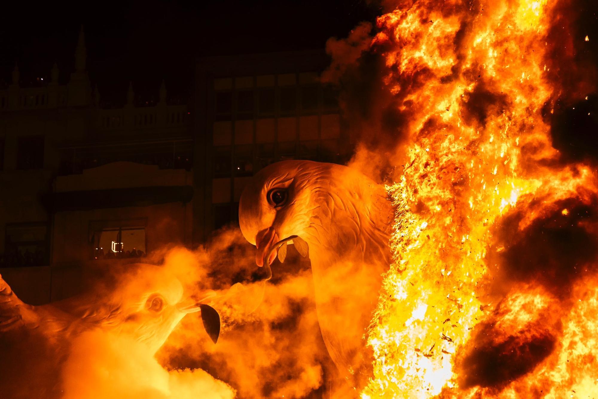 Así ha ardido la falla municipal de 2024