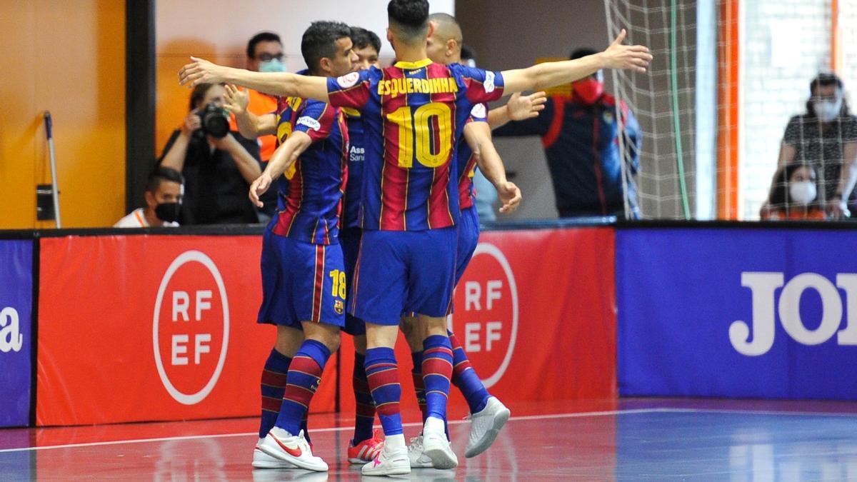 El Barça completó un gran encuentro en Tudela